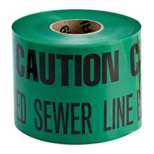 Băng cảnh báo Caution Sewer line